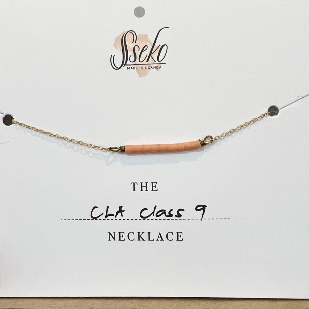 NWT Sseko Beaded CLA Class 9 necklace